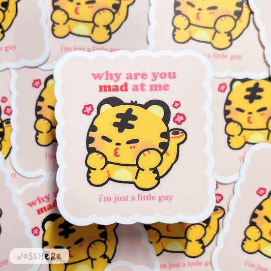 Why are you mad at me - Die-cut Sticker