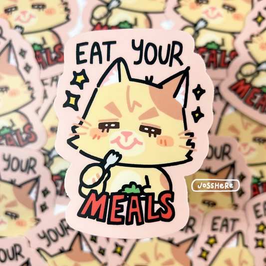Eat your MEALS - Die-cut Sticker