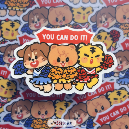 YOU CAN DO IT! - Clear Die-cut Sticker
