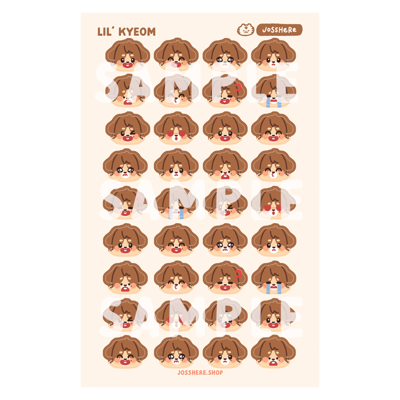 Lil' Kyeom - Expression Sheet