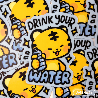 Drink your WATER - Die-cut Sticker