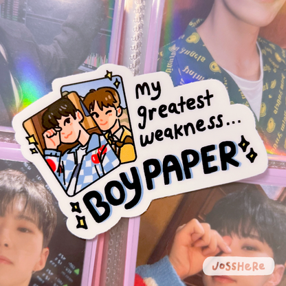 Boy Paper - Die-Cut Sticker