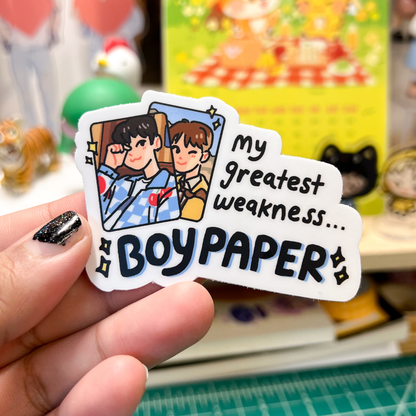 Boy Paper - Die-Cut Sticker