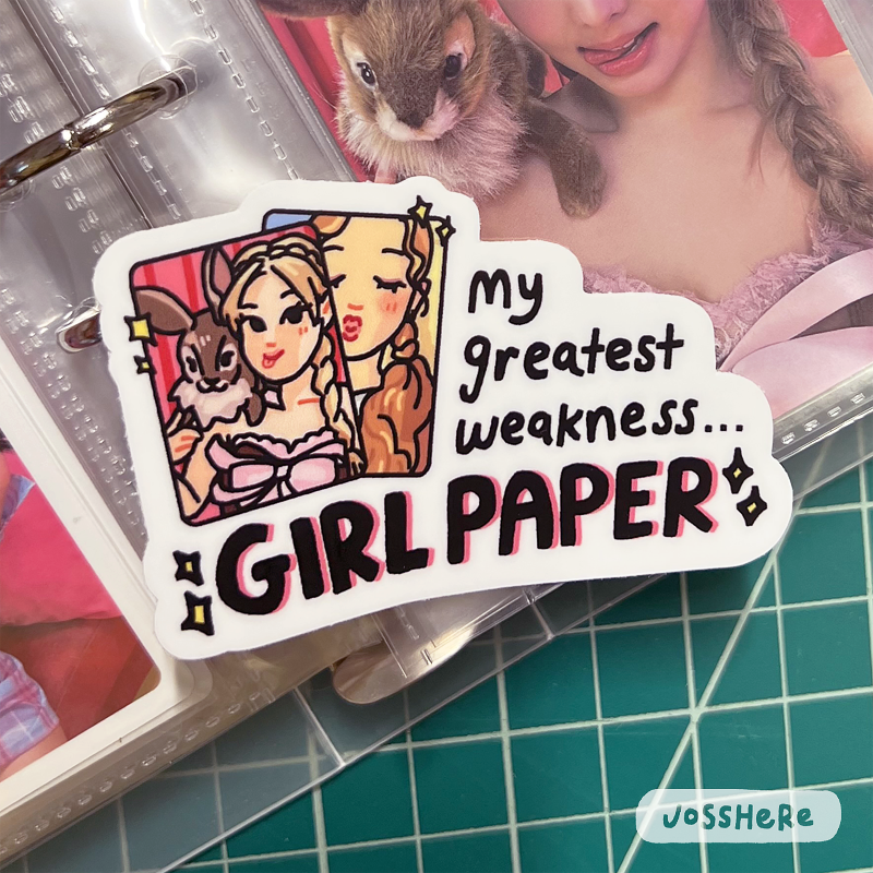 Girl Paper - Die-Cut Sticker