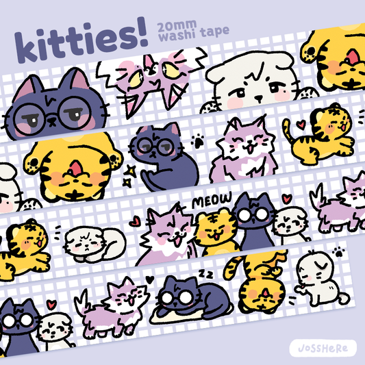 Kitties!! 🐈 Washi Tape