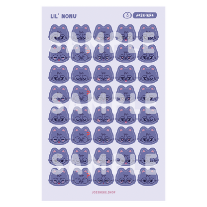 Lil' Nonu - Expression Sheet