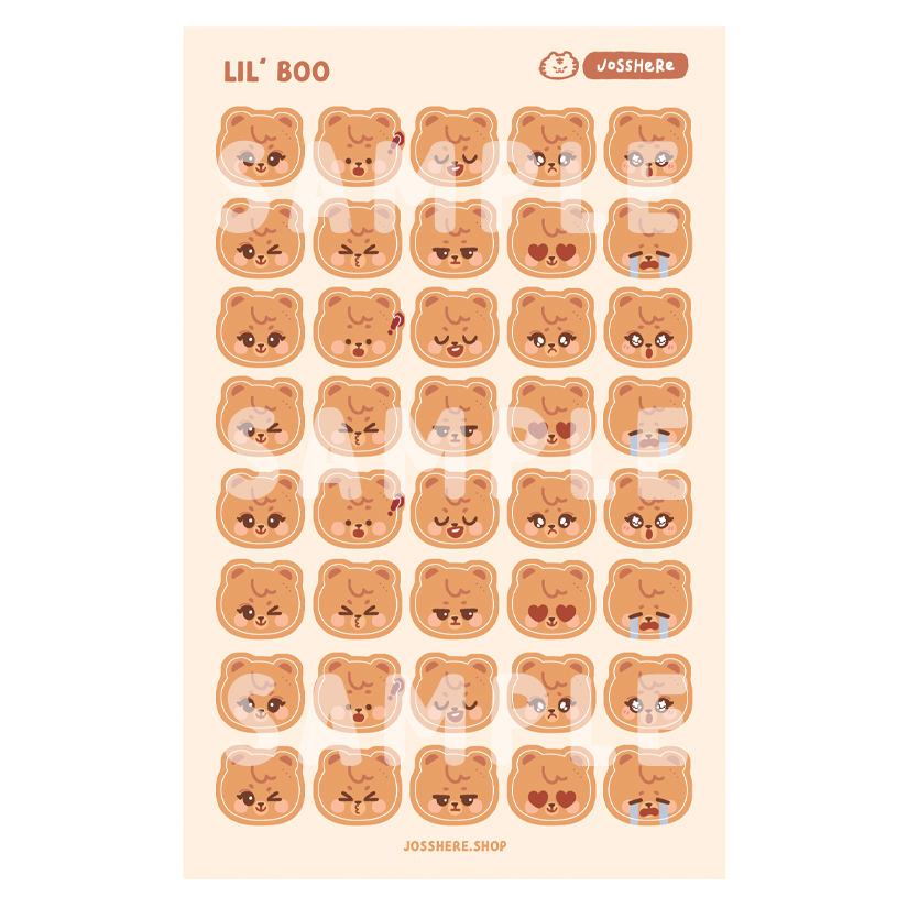 Lil' Boo - Expression Sheet