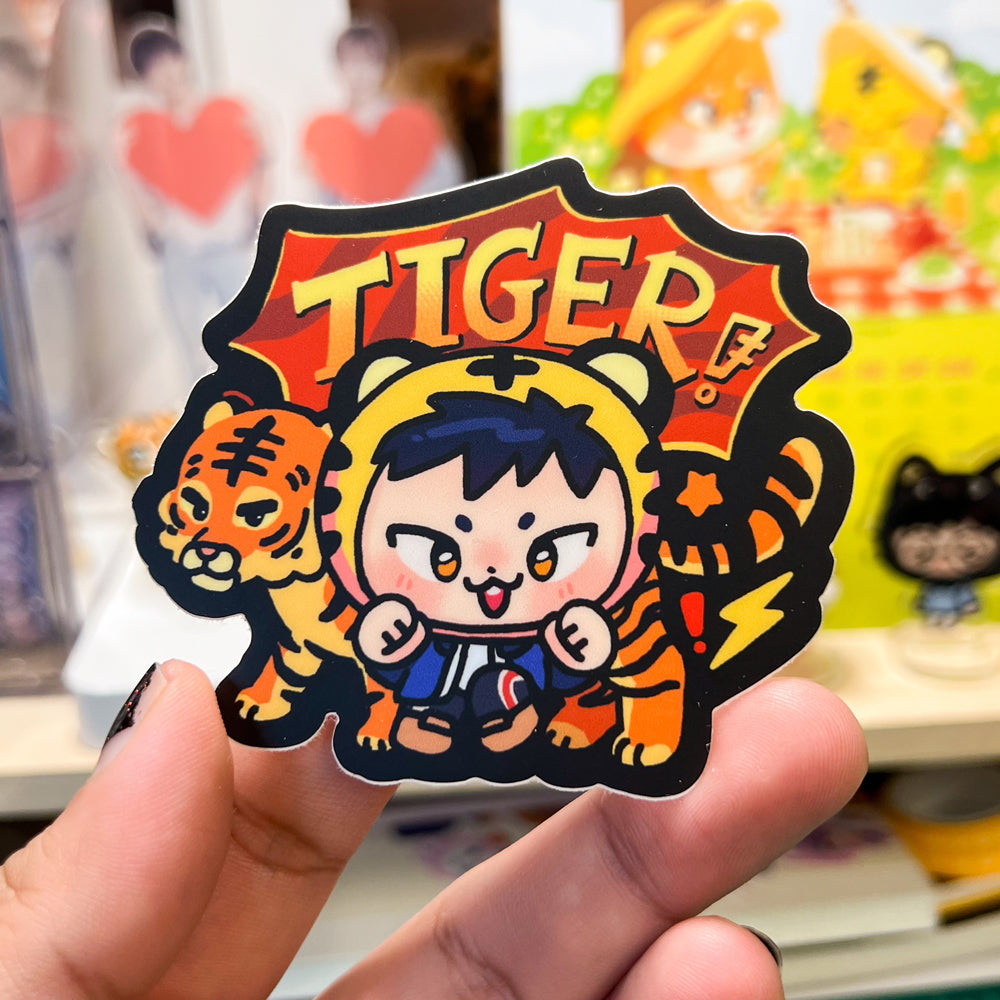 Tiger!! - Die-Cut Sticker