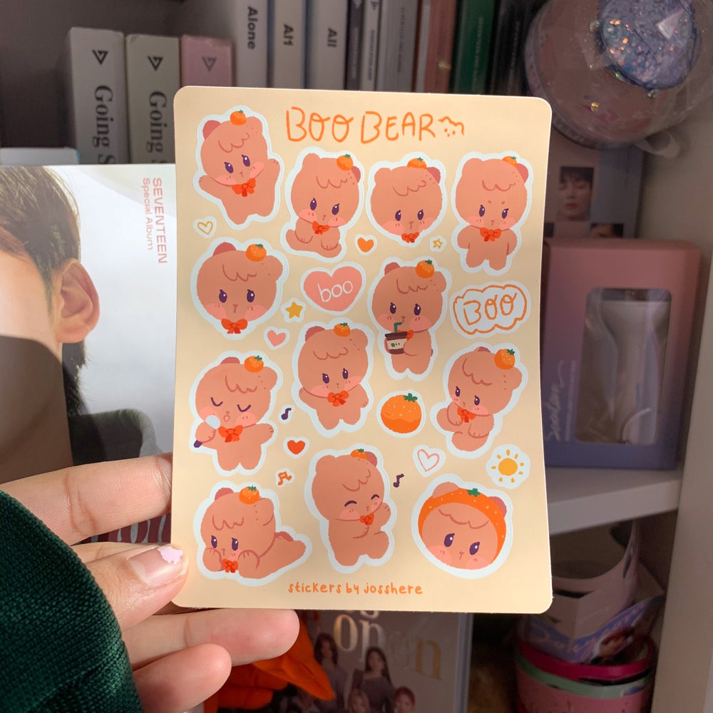 Boo Bear 🍊 Sticker Sheet