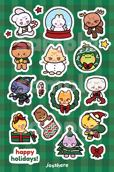 Tiny Holiday 🎄 Sticker Sheet